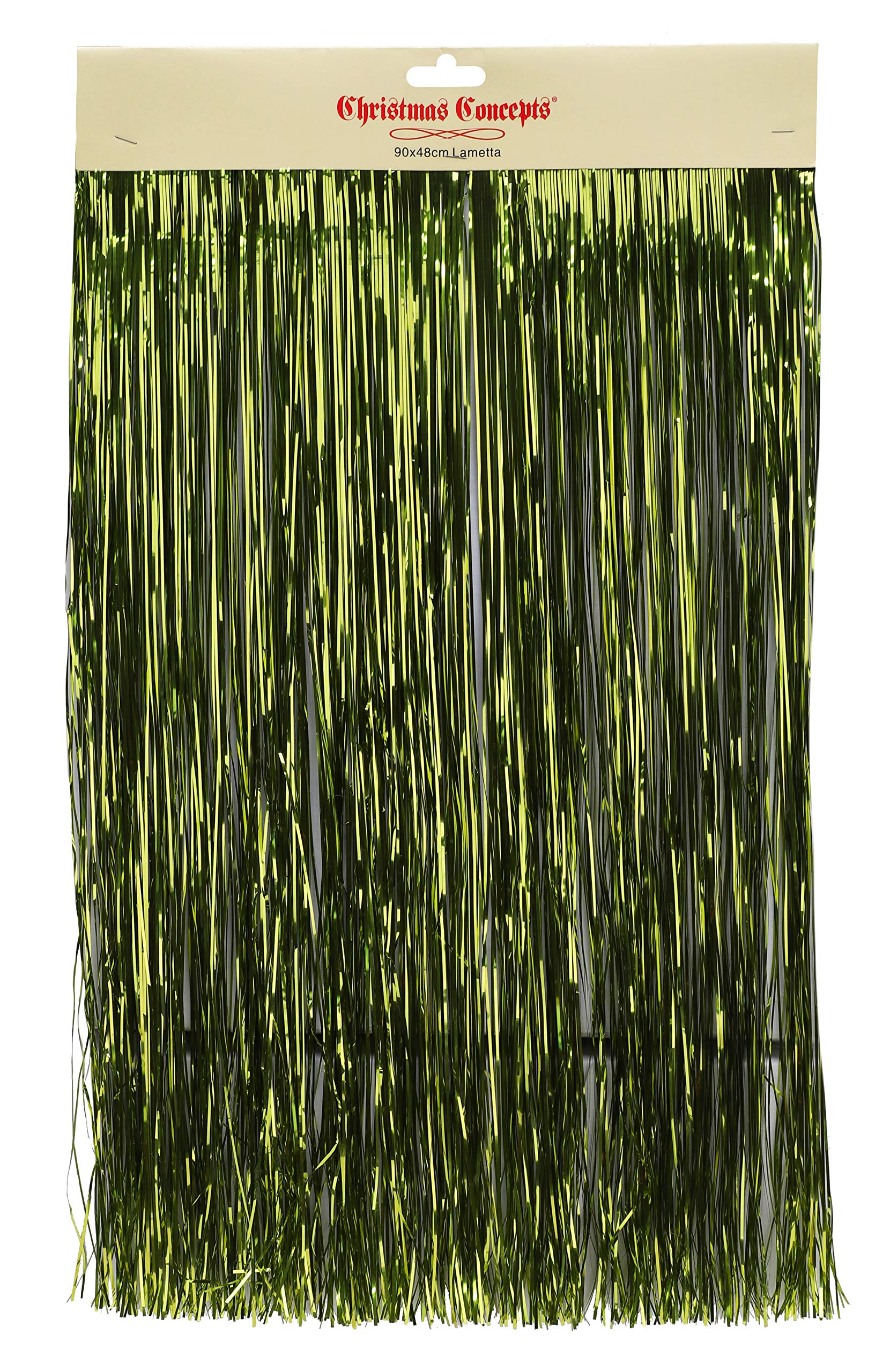 Christmas Concepts Green Christmas Concepts® Shiny Lametta - Christmas Tree Decorations (Lime )