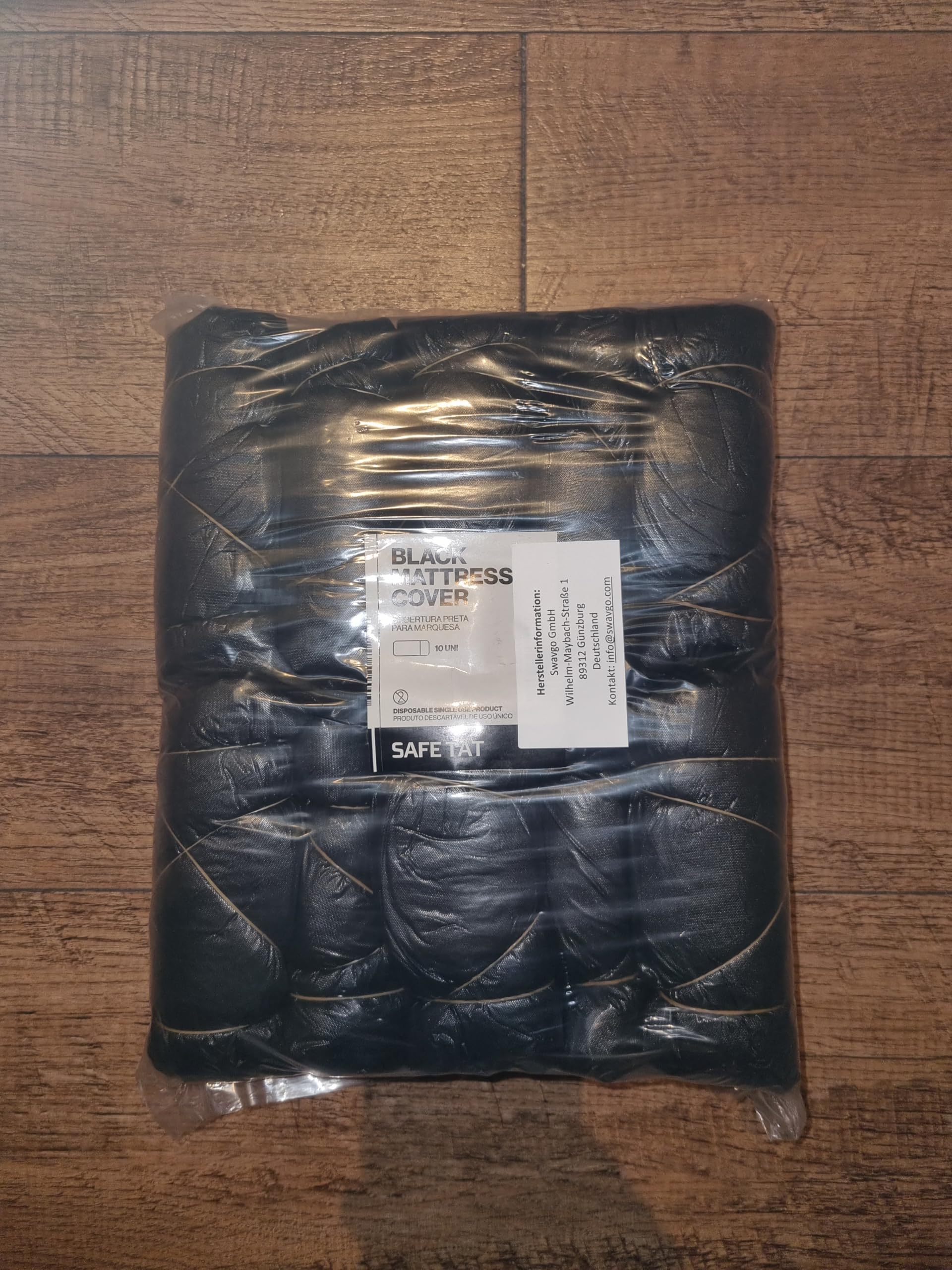 Pokrowce na leżaki, 20 sztuk, czarne, 210 x 90 cm, podkładki na leżaki z gumowym ściągaczem - idealne do szpitali, gabinetów, studia tatuażu itp. (20)