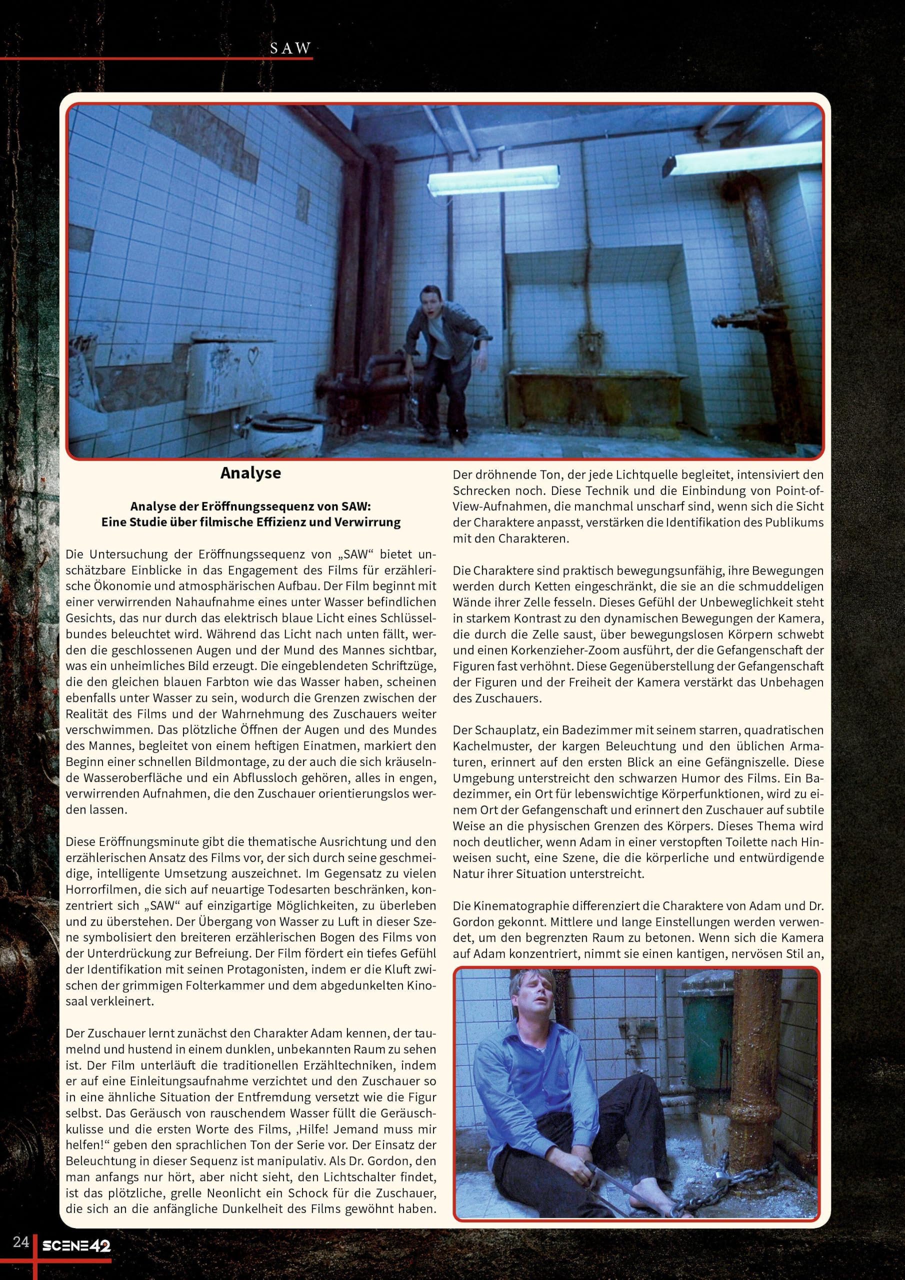 SAW – Die Filme, die Fallen und die Mechanik der Angst (Scene 42-Das Filmarchiv): Ein Scene-42-Archivband über eines der prägendsten Horror-Franchises des 21. Jahrhunderts