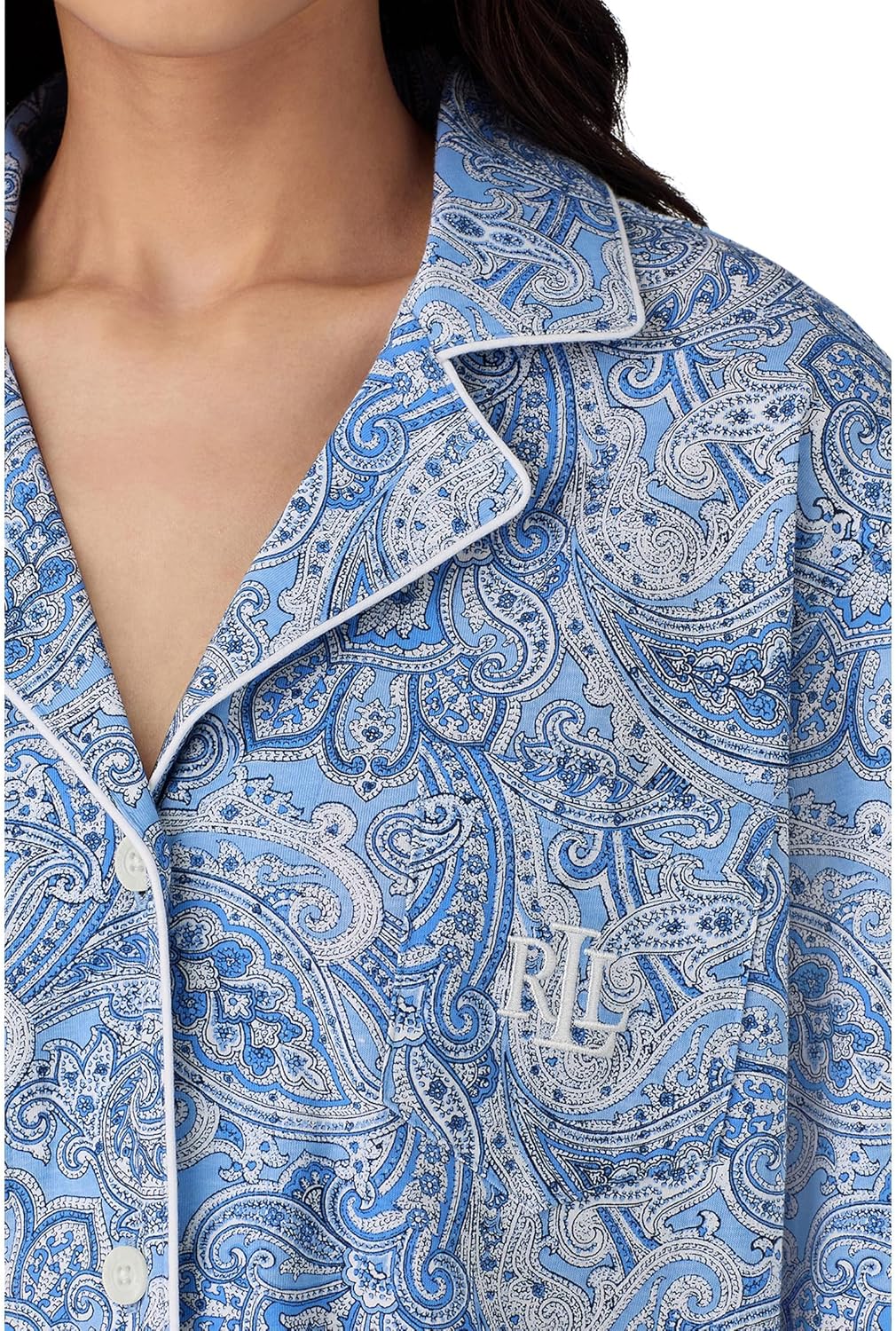 Lauren Ralph Lauren womens Essentials Bingham Knits Capri Pj Set - Image 3