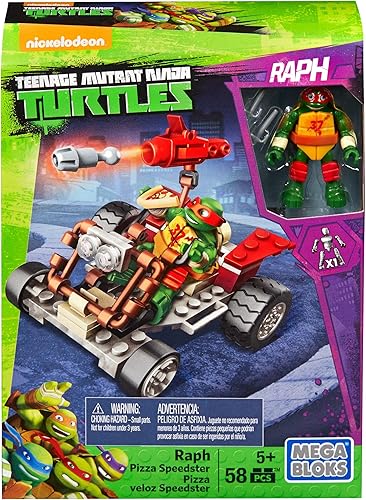 Jugueta Teenage Mutant Ninja Turtles Ninja Racers, Mega Bloks