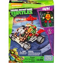 Mega Bloks Teenage Mutant Ninja Turtles Ninja Racers, Raphael Pizza Speedster
