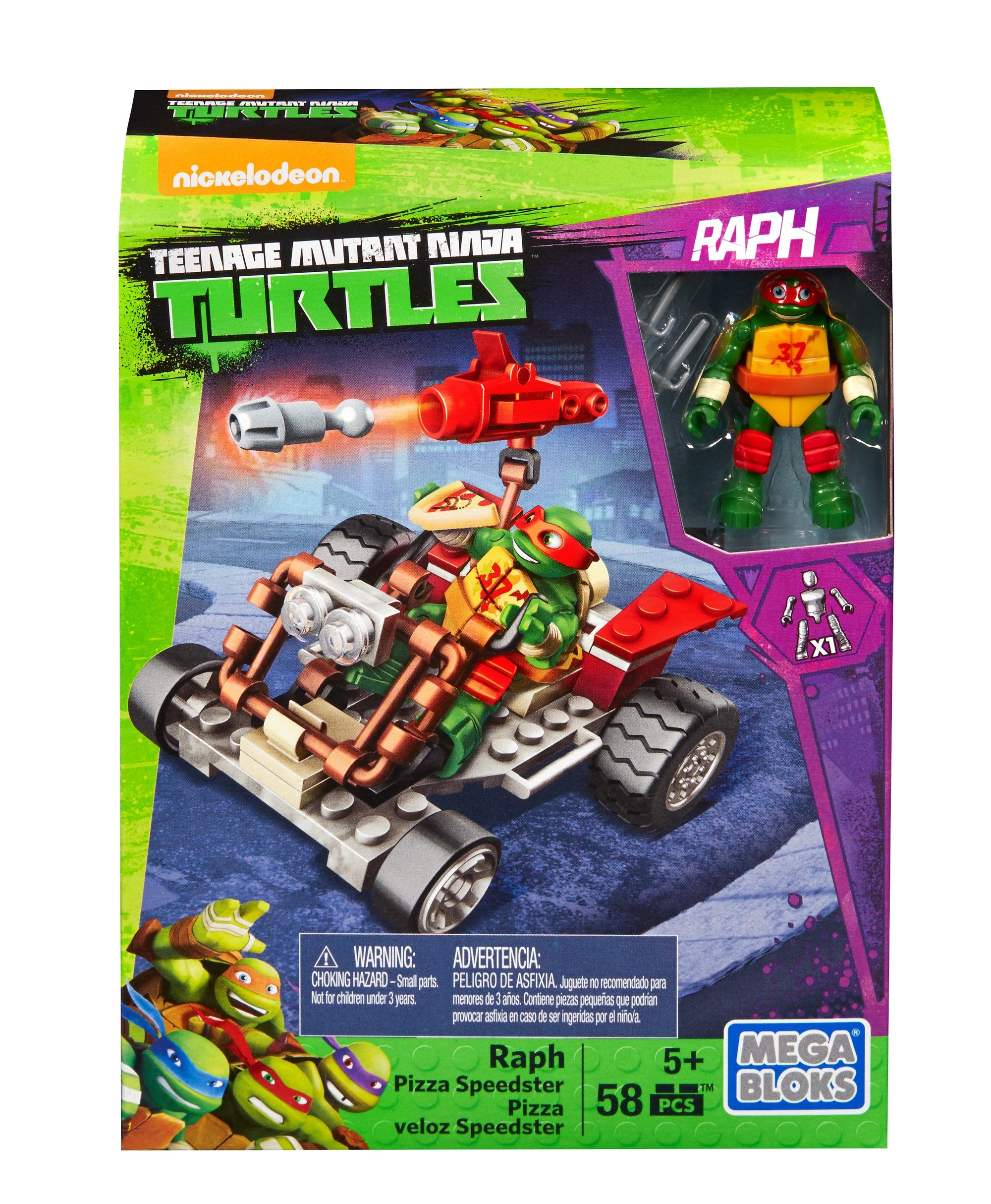 Amazon.com: Mega Bloks Teenage Mutant Ninja Turtles Ninja Racers
