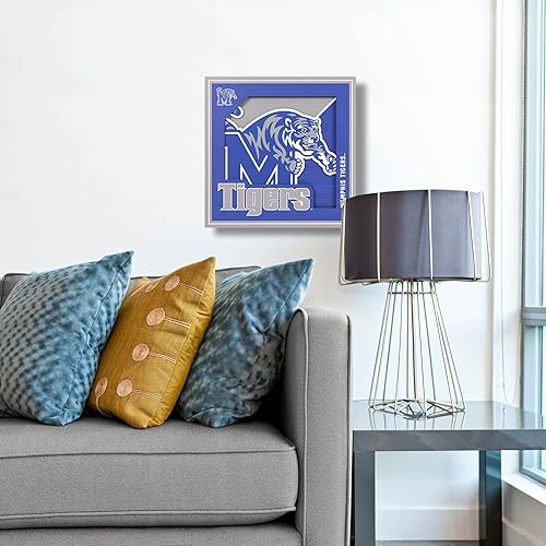 Vista 168 de YouTheFan NCAA Alabama Crimson Tide 3D Logo Series - Arte de pared - 12 x 12