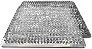 BYTEBAY 8 Pack Cat Repellent Outdoor/Indoor Scat Mat for Cats&Dogs, Keep Away Pest Plastic Mats with Spikes,16 x 13 Inches