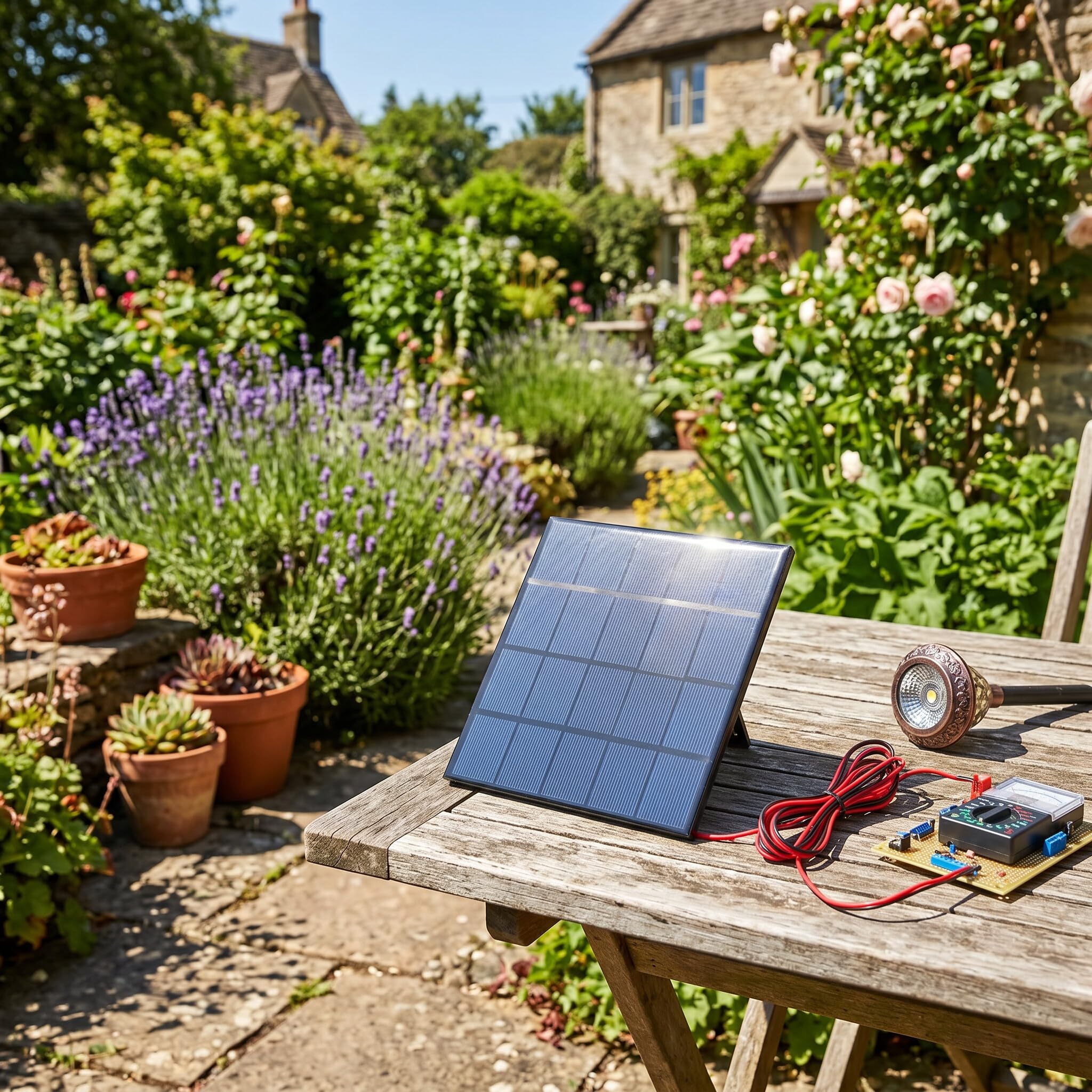 Mini-Solarpanel 5 V 4,5 W, Solarzellen-Polysilizium-Solarstromplatine mit 78,7-Zoll-Kabel für den Außenbereich, 165 X 165 Mm/6,45 X 6,45 Zoll