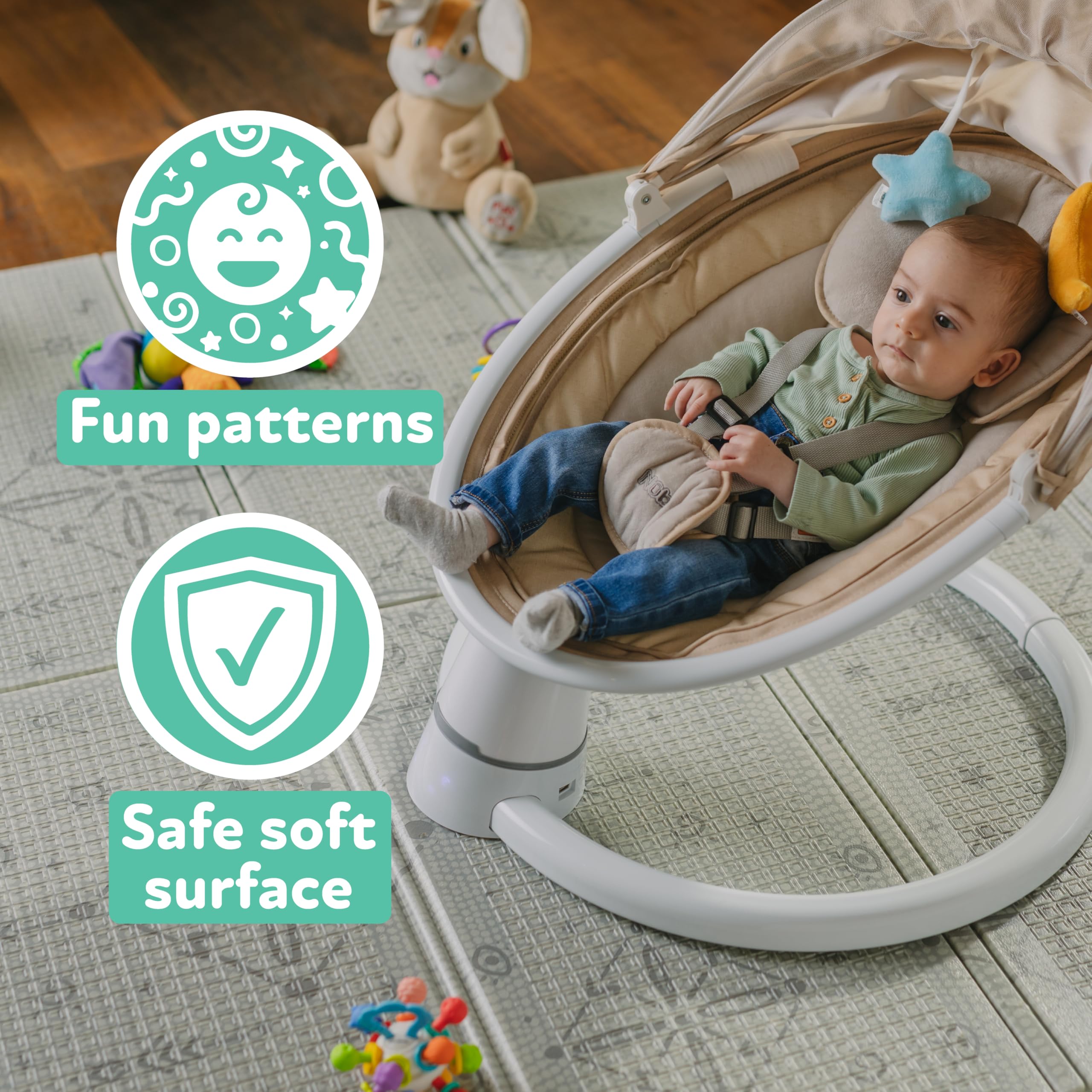 Nuby Reversible Baby Floor Mat Gallery Image