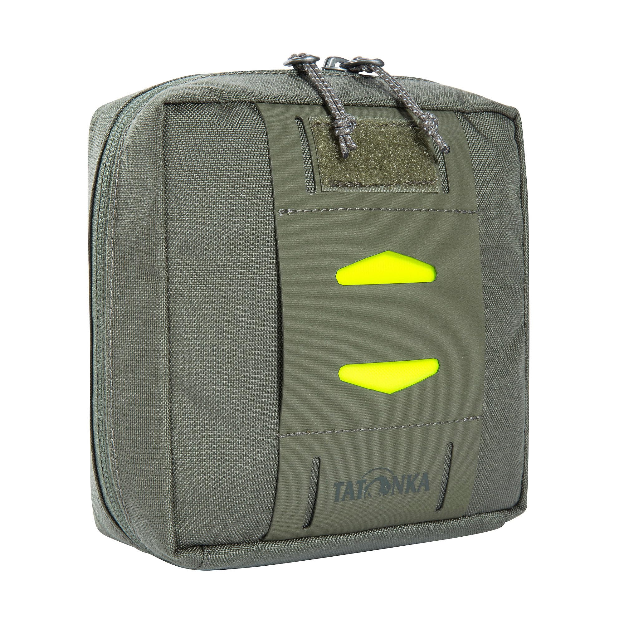 Tatonka Universal Pouch 14 x 14 cm - Robust Accessory Bag for Backpacks and Waist Bags with Modular Attachment System (MOLLE etc.)