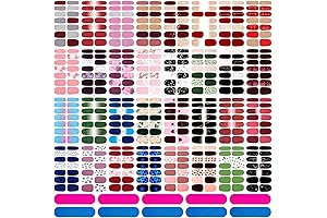Maitys 448 Pieces 32 Sheets Nail Wraps: A Symphony of Styles for Dazzling Digits