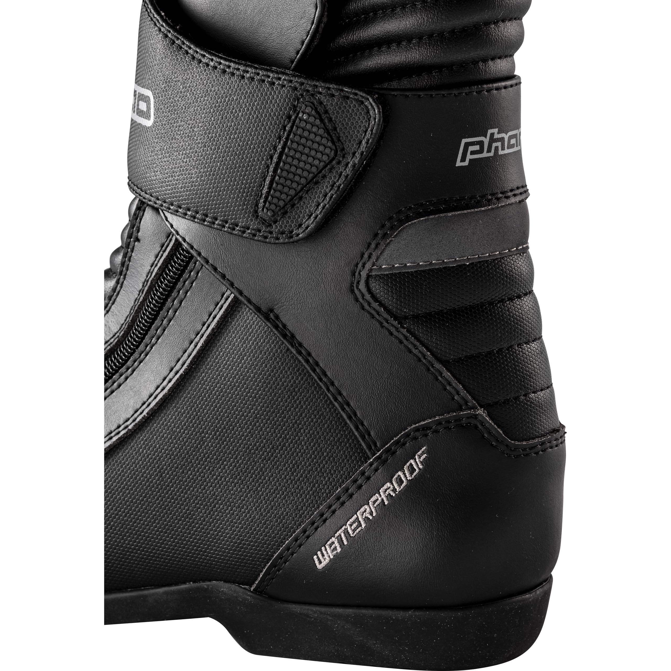 Pharao Trigon WP Motorradstiefel Kurz - Wasserdicht - PU - Polyester