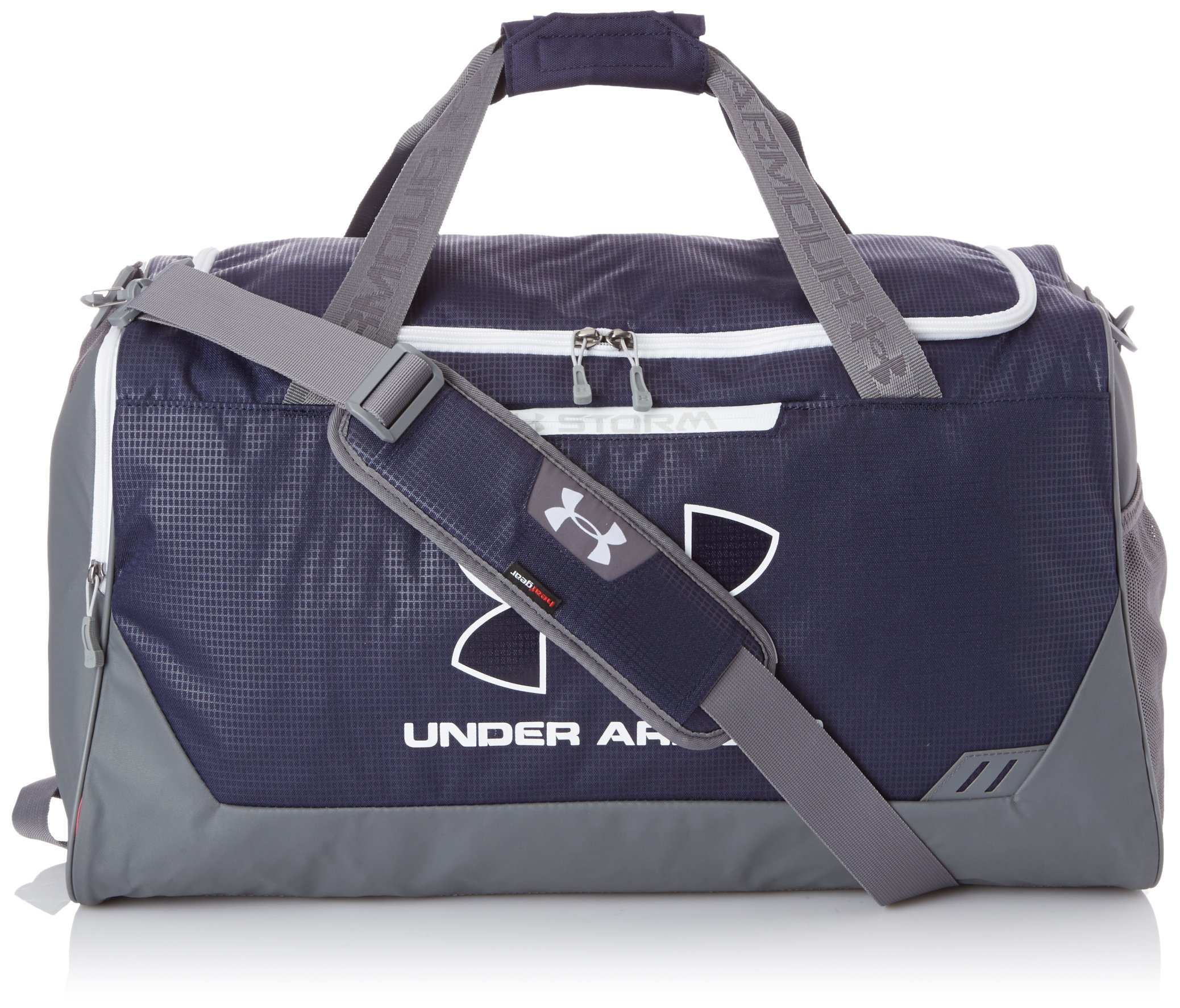 Under Armour Hustle Storm MD Duffel Bag Black/Graphite/White