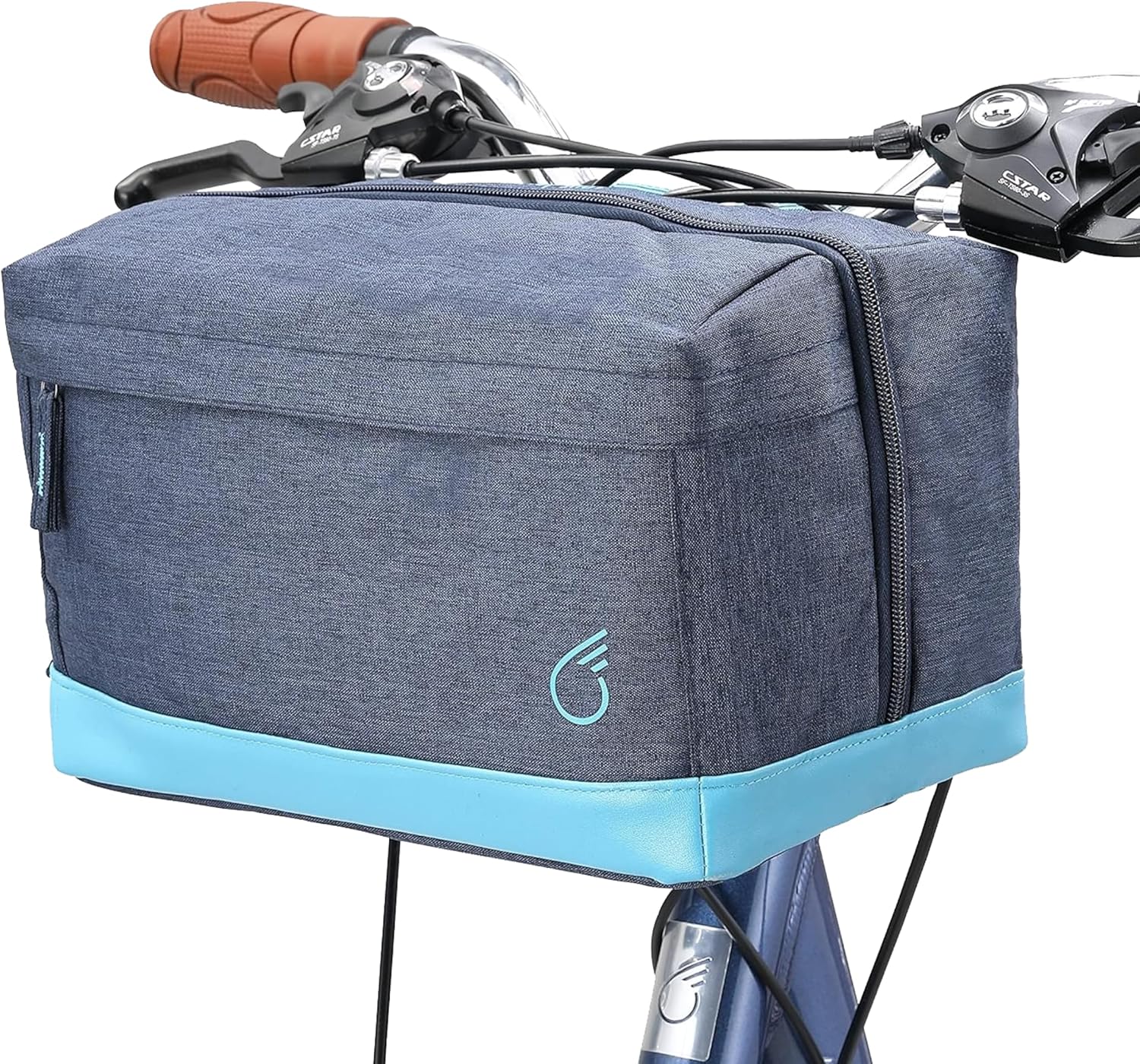 sixthreezero Front Handlebar Bike Bag, Bicycle Front Cargo Storage with Adjustable Straps, 7.5L Capacity