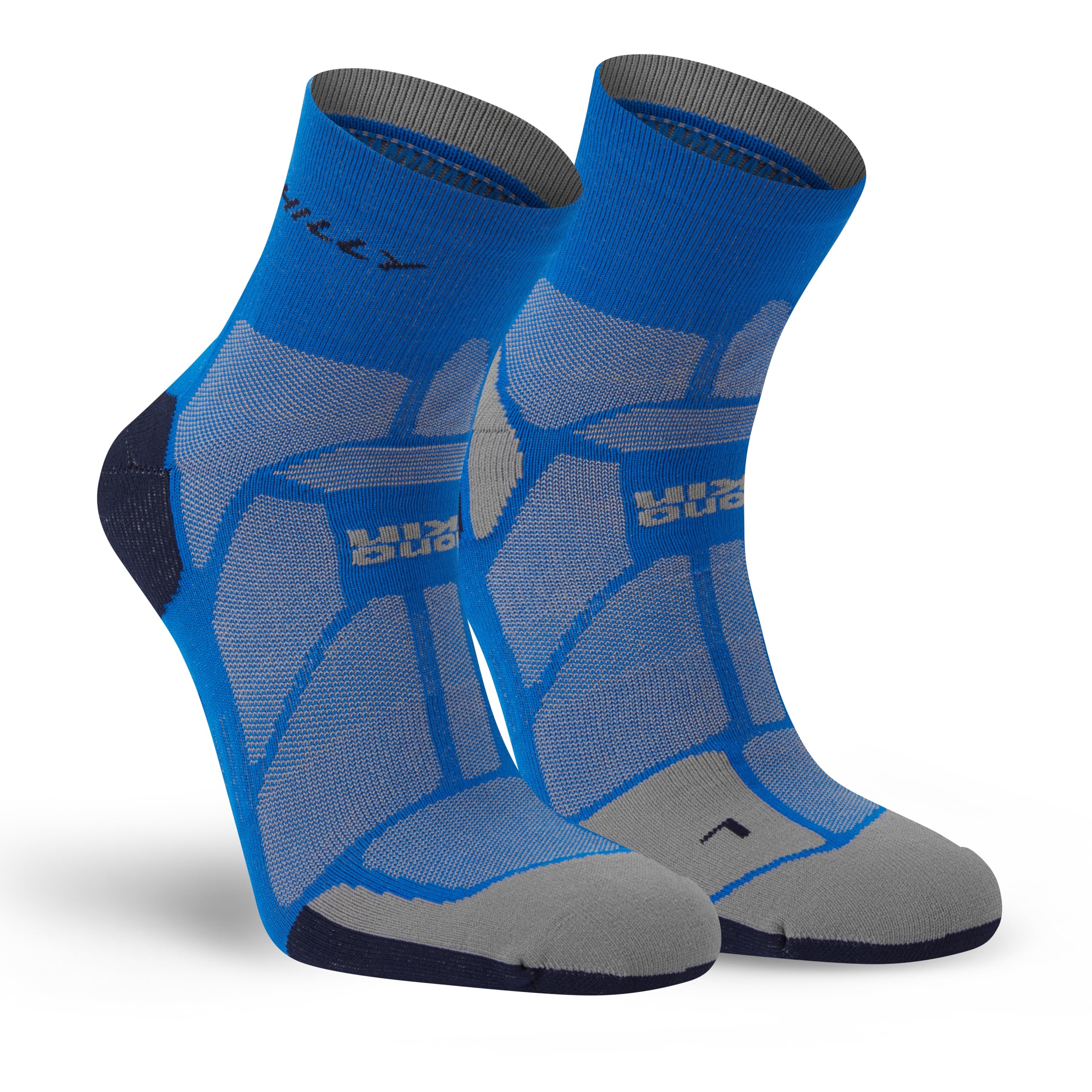 Hilly Marathon Fresh Anklet Min Running Sock - Blue