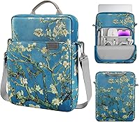 Vista 60 de MoKo Funda con Asa para Tableta de 9-11 Pulgadas, Bolsa de Transporte con Correa para el Hombro Compatible con Nuevo iPad Pro M4/iPad Air M2 de 11