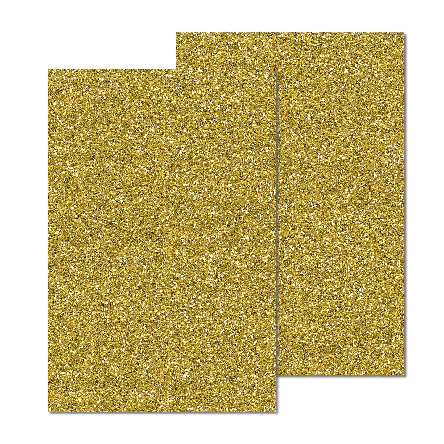 Glitter Orange Acrylic Sheets - 2 Pack for Crafts & Laser Cutting -15