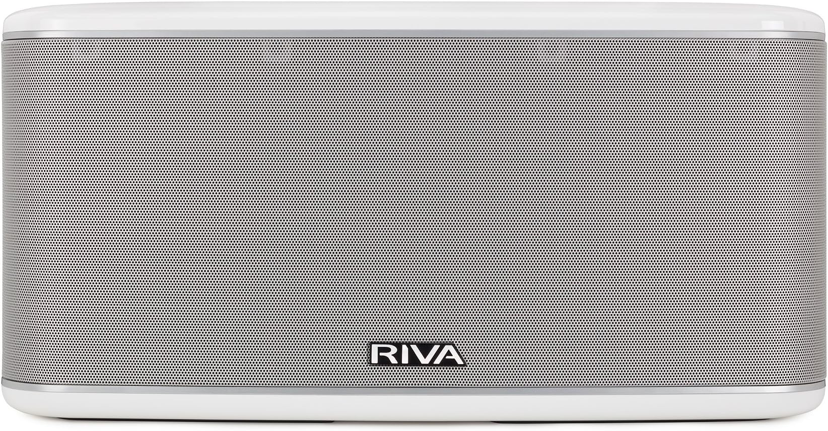 RIVA FESTIVAL Smart Speaker Mid-Size Wireless for Multi-Room music streaming and voice control works with Google Assistant (White)