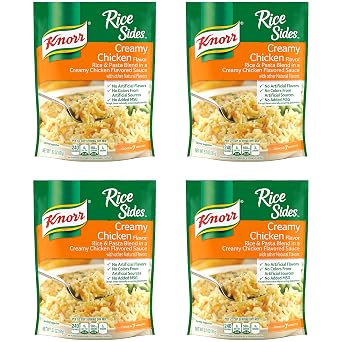 Knorr Rice Side Dish, Creamy Chicken, 5.7 oz Pack of 4