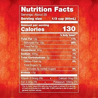 Thai Kitchen Coconut Milk, 96 fl oz - One 96 Fluid Ounce Container of Unsweetened, Premium Dairy Free Coconut Milk Perfect for Vegan Curries, Sauces, Soups, Desserts, and Beverages