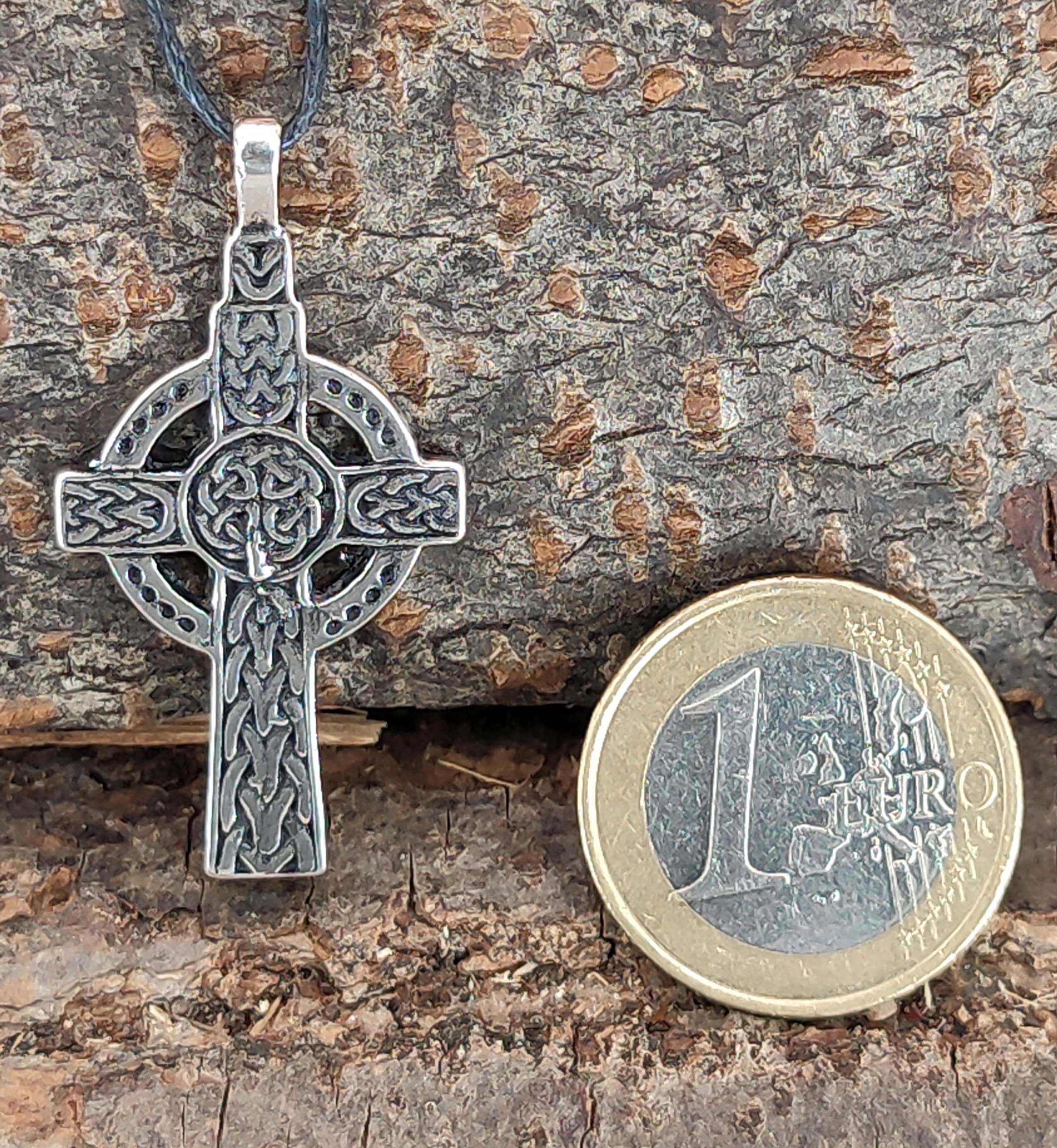 Kiss of Leather Keltisches Kreuz Anhänger aus 925 Sterling Silber Nr.31