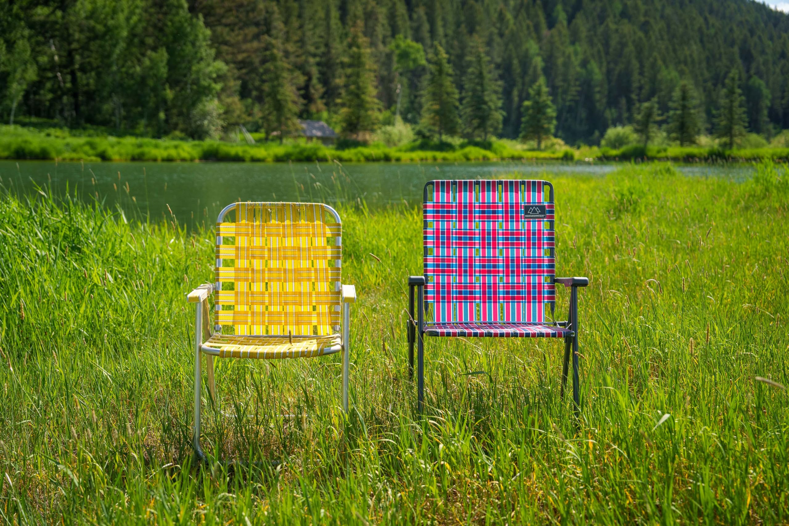 Amazon.com: MOUNTAIN SUMMIT GEAR Retro Webbed Camping Chair