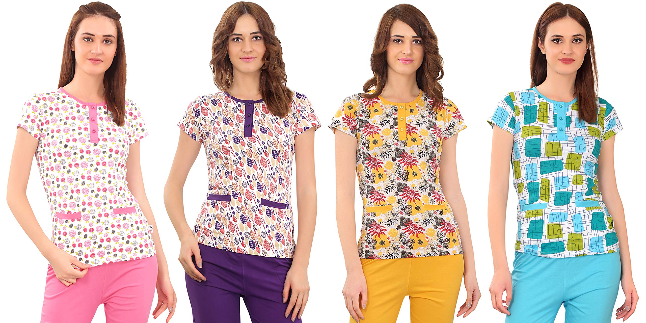 zebu Women's Printed top (Pack of 4)-picture-19