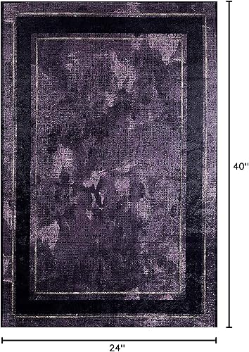 Miniatura 2 de LaModaHome Alfombra antideslizante Alfombra suave lavable a máquina para dormitorio, interior y exterior, resistente a las manchas, para sala de