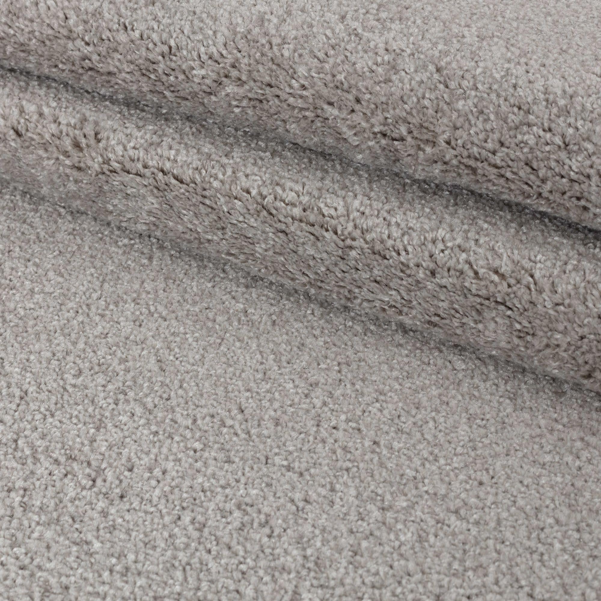 Carpetsale24 Teppich 240x340 cm Creme, Kurzflor, Einfarbig, Modern, Rechteckig, rutschfest, Pflegeleicht, XXL Bodenteppich für Wohnzimmer, Schlafzimmer, Esszimmer