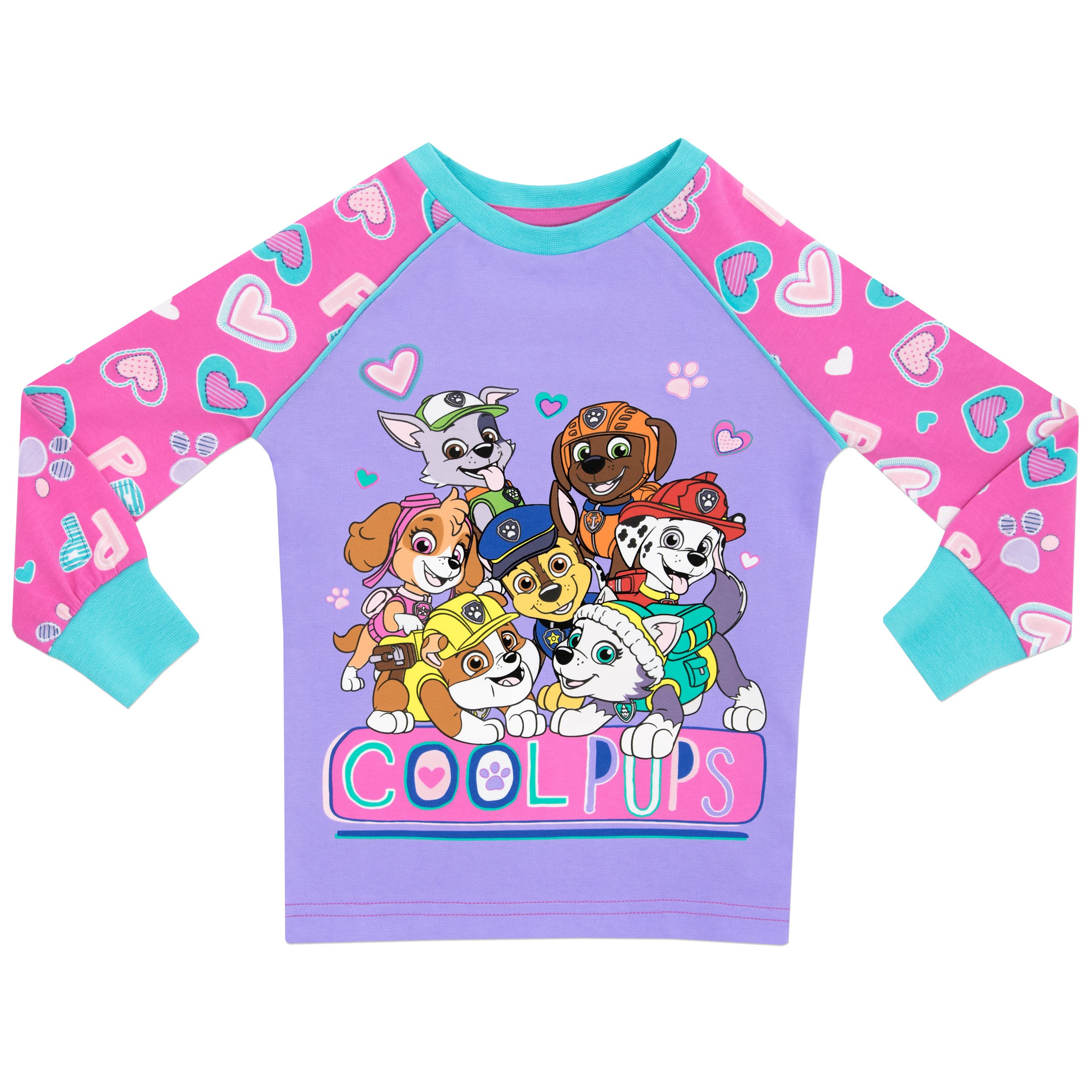 Paw Patrol Dziewczęca piżama dopasowana do przytulania