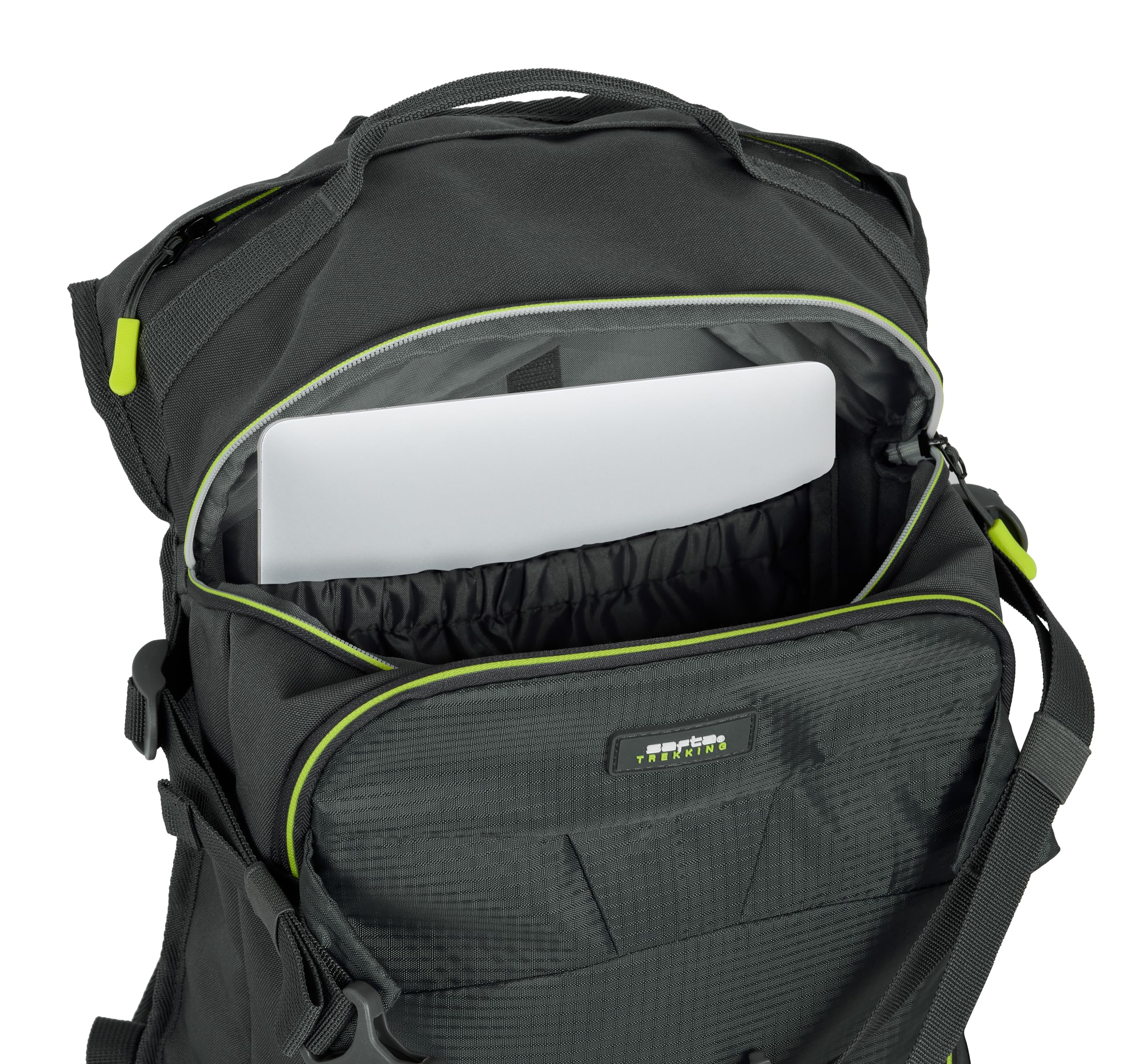 Safta - Mochila de Montaña de 31L, mochila trekking, Ideal para Diferentes Edades, Cómoda y Versátil, Calidad y Resistencia, 34x15x60 cm, Color Gris