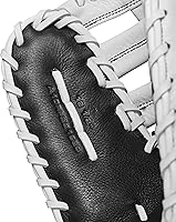 Vista 8 de WILSON 2024 A1000 1620 12.5" Fastpitch Softbol Primera Base Mitt - Negro/Blanco/Plata