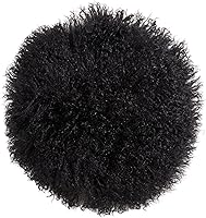 Vista 7 de Saro Lifestyle Almohada de piel de cordero mongol rellena de poliéster