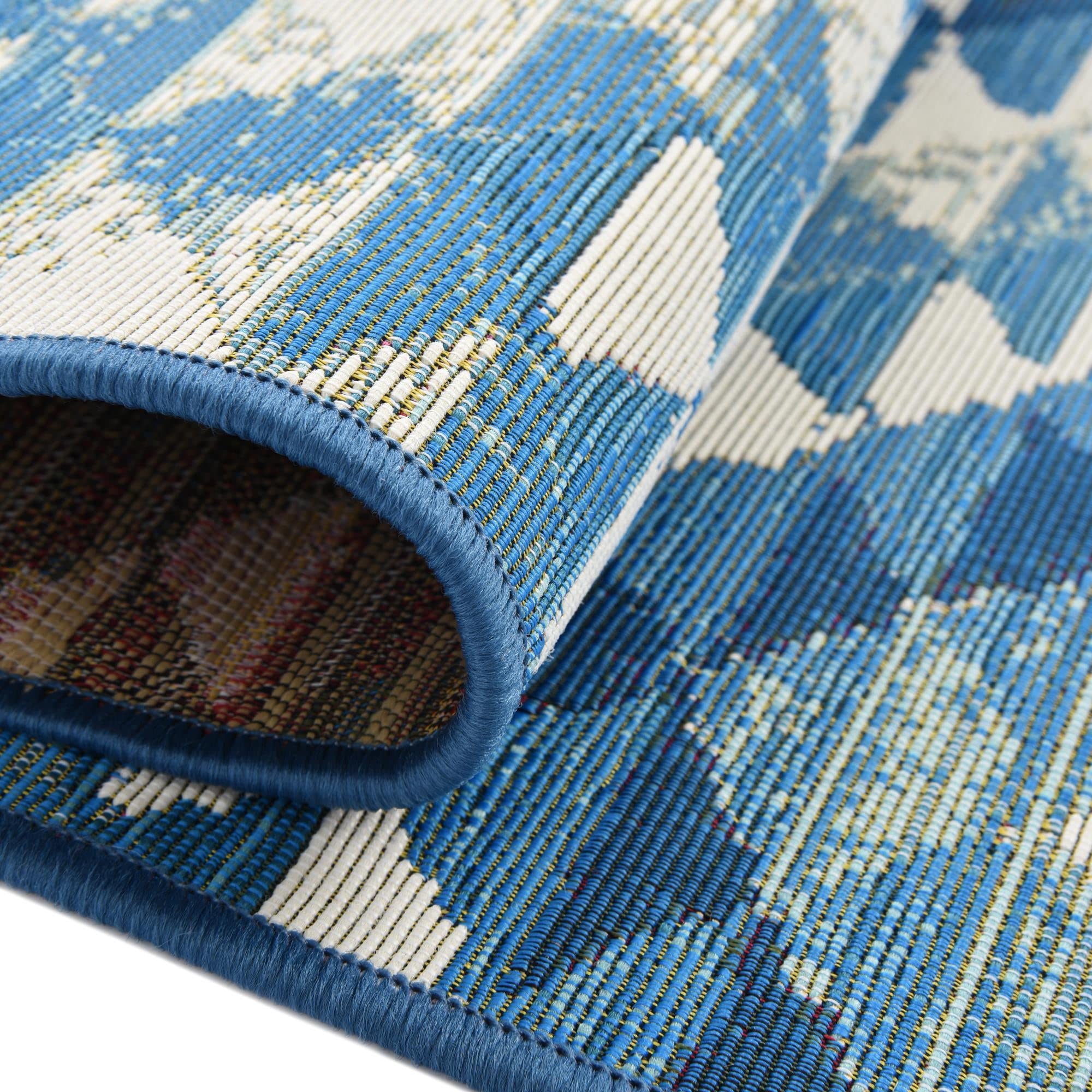 Tappeto Per Esterni Da Interno In Stile Etnico Beige 160 X 230 Cm Maasai M24033016