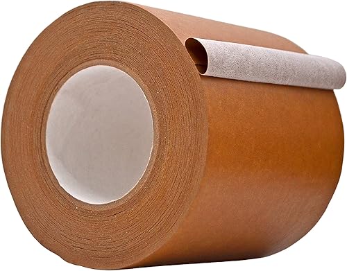 WOD PFKT7 - Cinta de sellado de cartón con parte trasera plana, 6 pulgadas x 60 yardas, para embalaje, mudanza, envío o cajas de almacenamiento