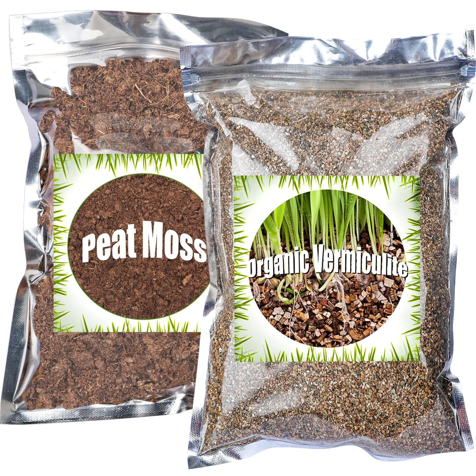 Amazon.com : Doter Peat Moss 2qt and Organic Vermiculite 2 qt : Patio ...