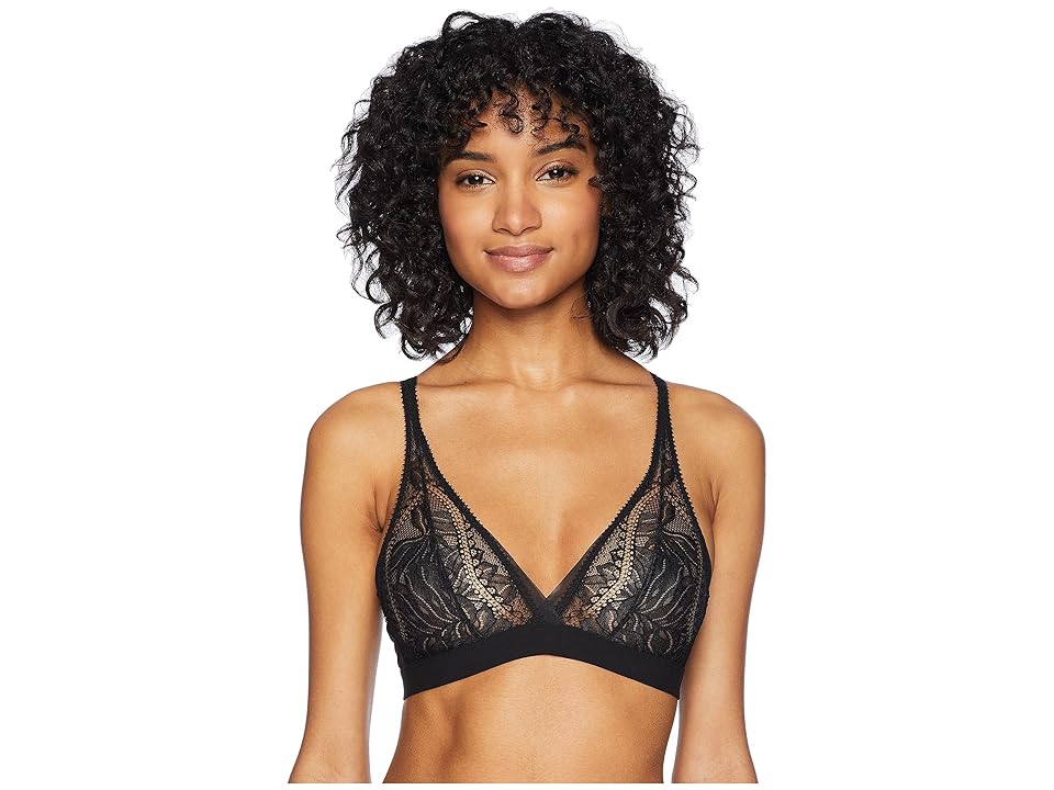 

Natori Bella Wireless Convertible Bralette (Black) Women's Bra