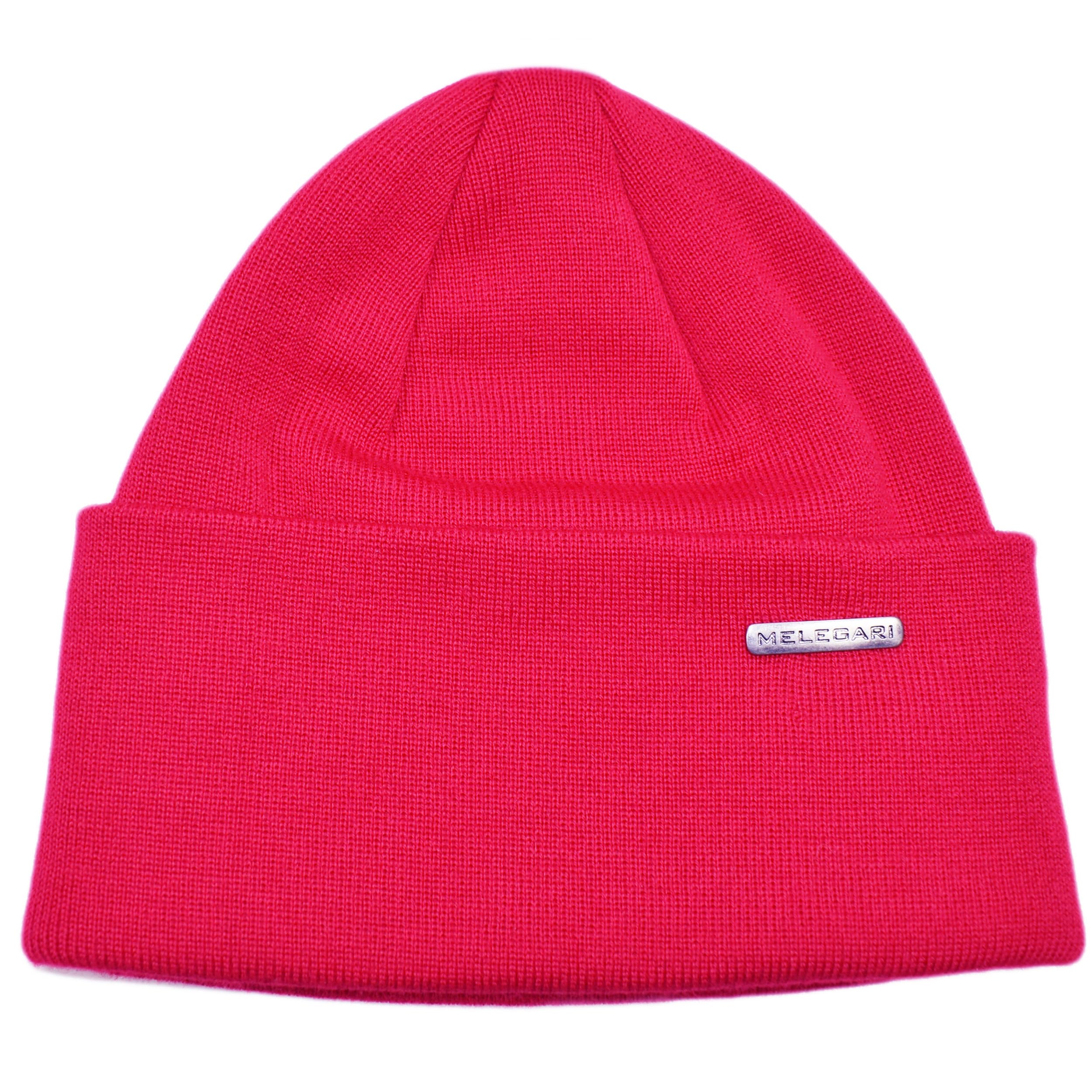 Melegari Dzianinowa czapka z klapą | Czysta wełna Merino Extrafine | Heidelberg | Unisex | Jesień Zima