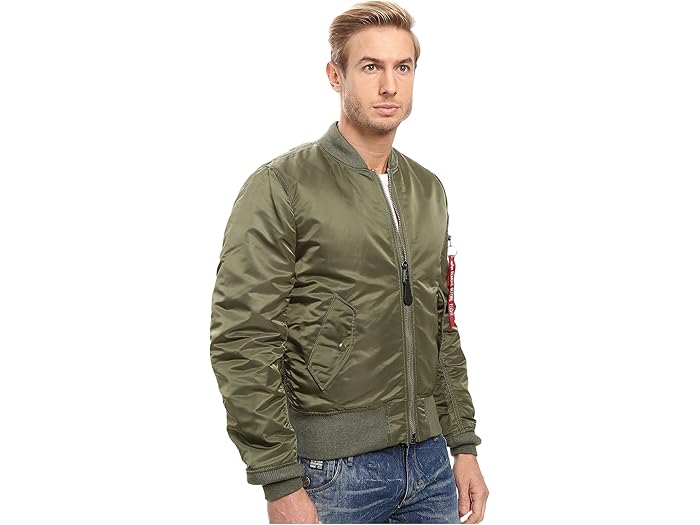 slim fit flight jacket