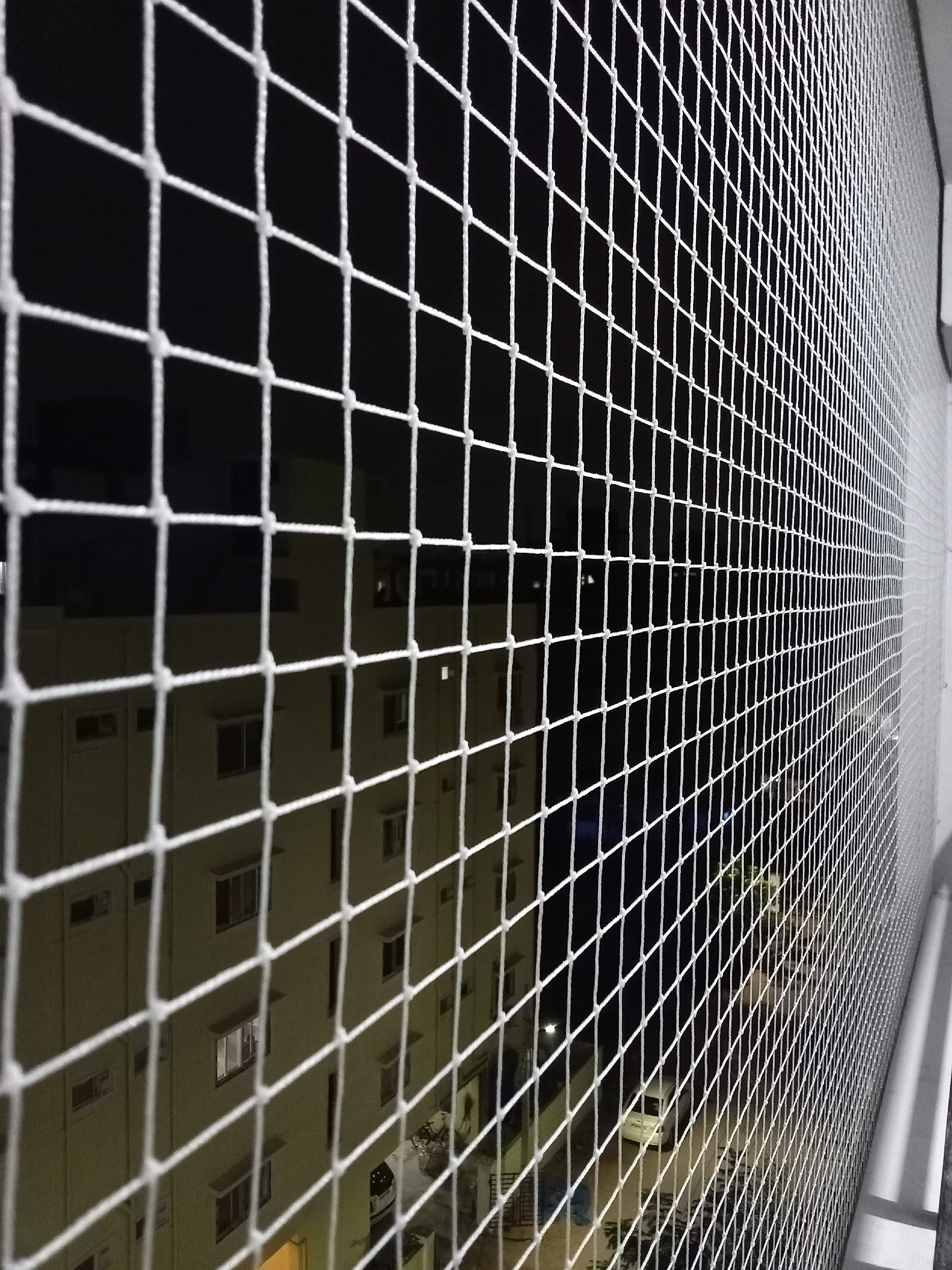 Navagraha 12 × 8 Feet HDPE Anti Bird Net/Pigeon Nets for |Balcony,Window and Much More| with Attached Ropes and Cable Ties for Easy Installation (White Colour) (8 × 12 Foot (96 SQ FEET)) (B09GSD9W44) Amazon Price History, Amazon Price Tracker