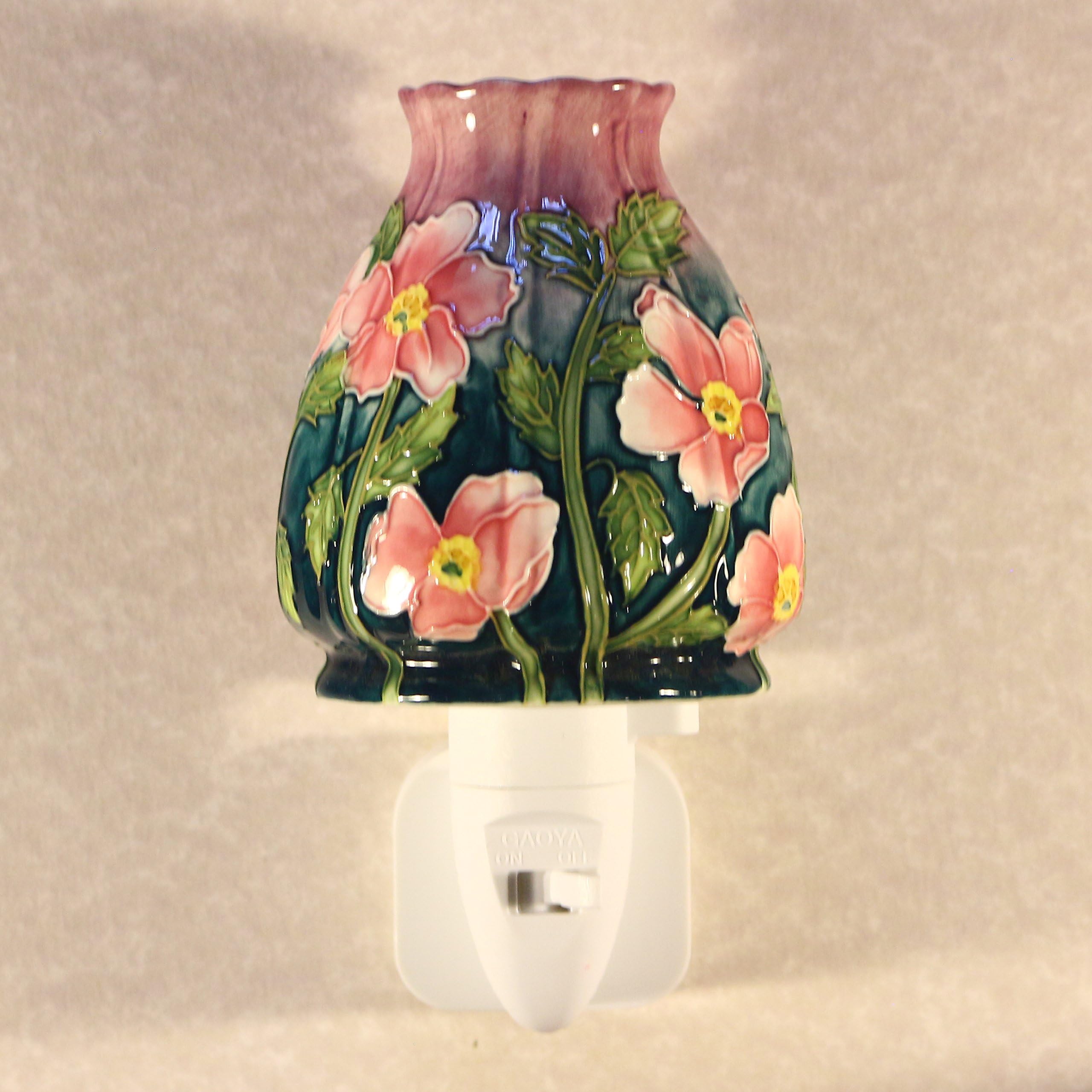 Old Tupton Ware - LED Night Light - Pink Florals Design