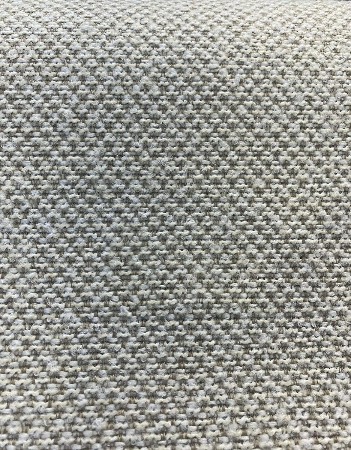 mascot bisque cream textured chenìlle upholstery fabric by the yard
