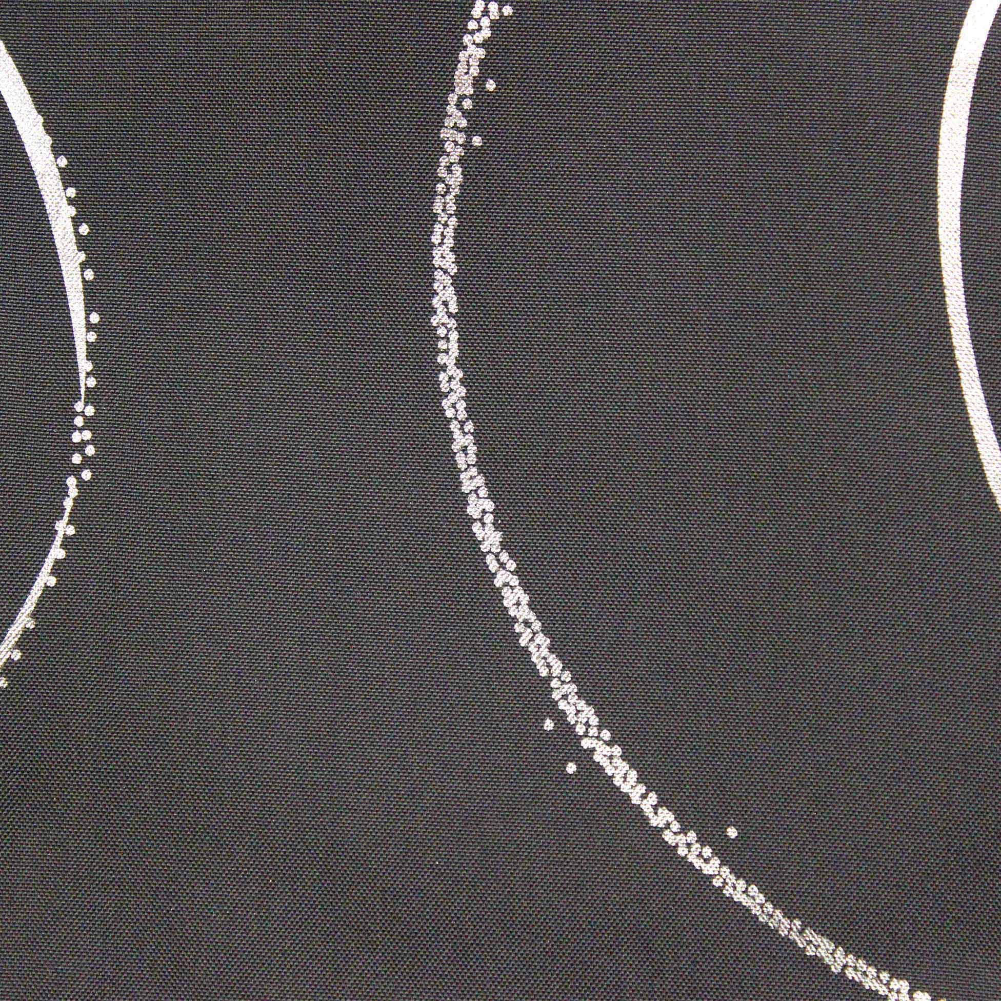 Nappe Polyester Douceur D'intérieur - 150x240 Cm - Imprimé Kosmo Anthracite - Lavable Machine - Entretien Facile