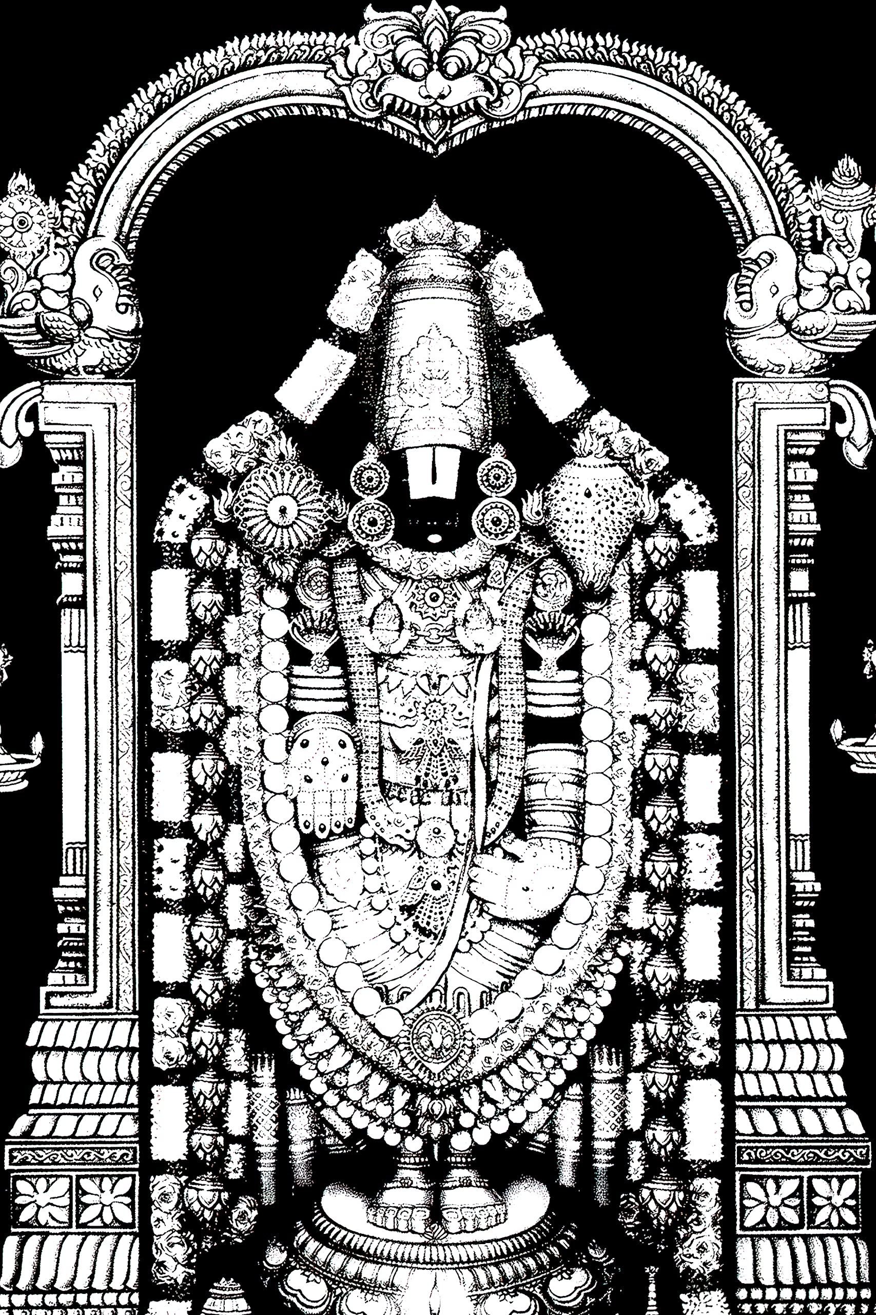 Tirupati Balaji Poster - Lord Murugan Wall Art -12 Tirupati Balaji Poster - Lord Murugan Wall Art -12