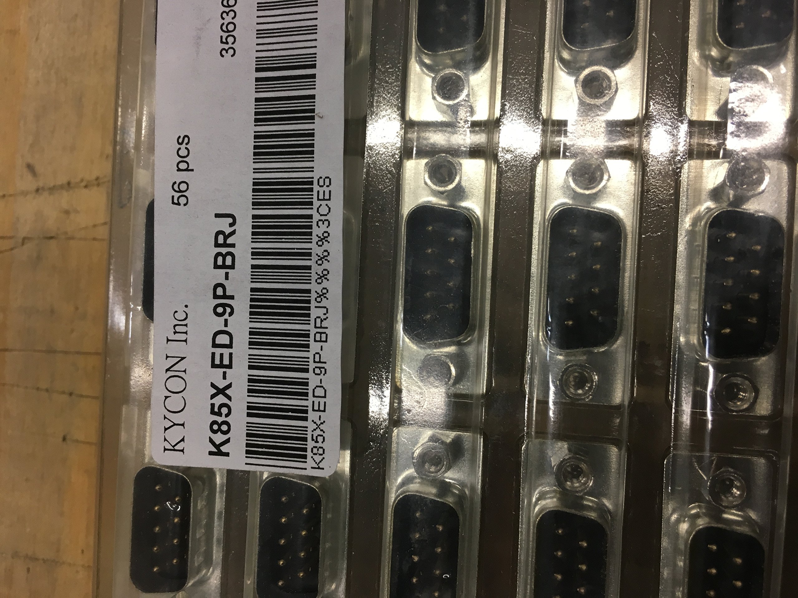 K85X-ED-9P-BRJ KYCON (10 PC.) D-Sub Standard Connectors D9 Male VRT Formed