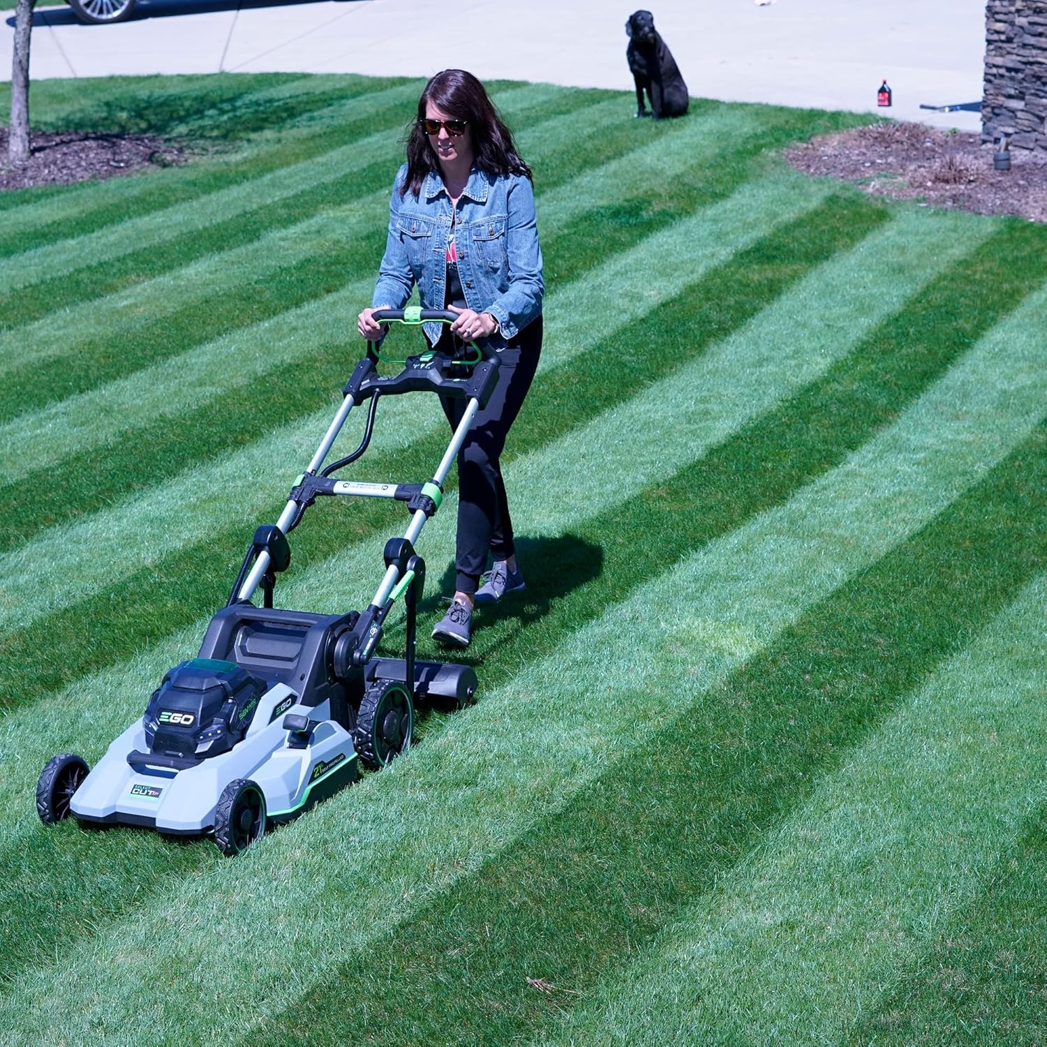 Generation 3 Lawn Striping System/Stripe Your Lawn Like A Ballpark/ONLY Works with EGO Battery Powered 22" Aluminum and Composite Residential Walk-Behind Lawn Mowers (Does NOT Work with EGO 21")