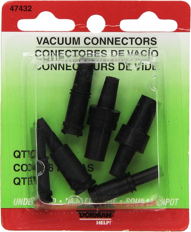 Conector de Tubulação de Vácuo Dorman 47432 em Metal Preto – 1 unidade