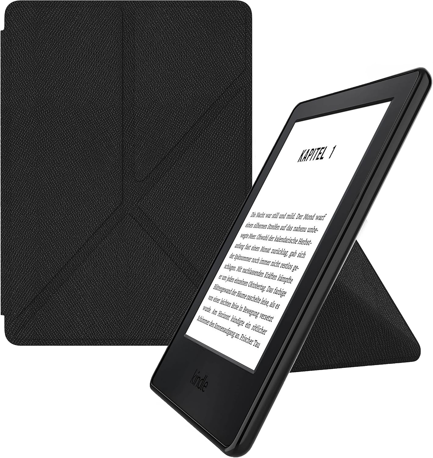 MyGadget Origami Hülle für Amazon Kindle Paperwhite 7. Generation (bis 20176 Zoll) Kunstleder