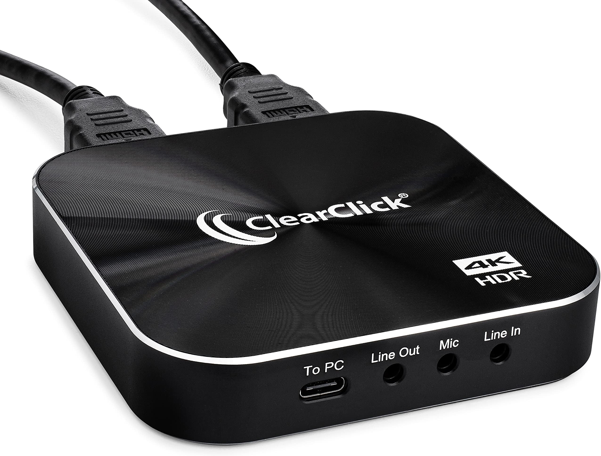 ClearClick 4K HD Video Capture Box Ultimate (USB Edition) - Record & Live Stream 4K30 or 1080P from 4K60 HDR HDMI Gaming Systems, Camcorders, DSLRs