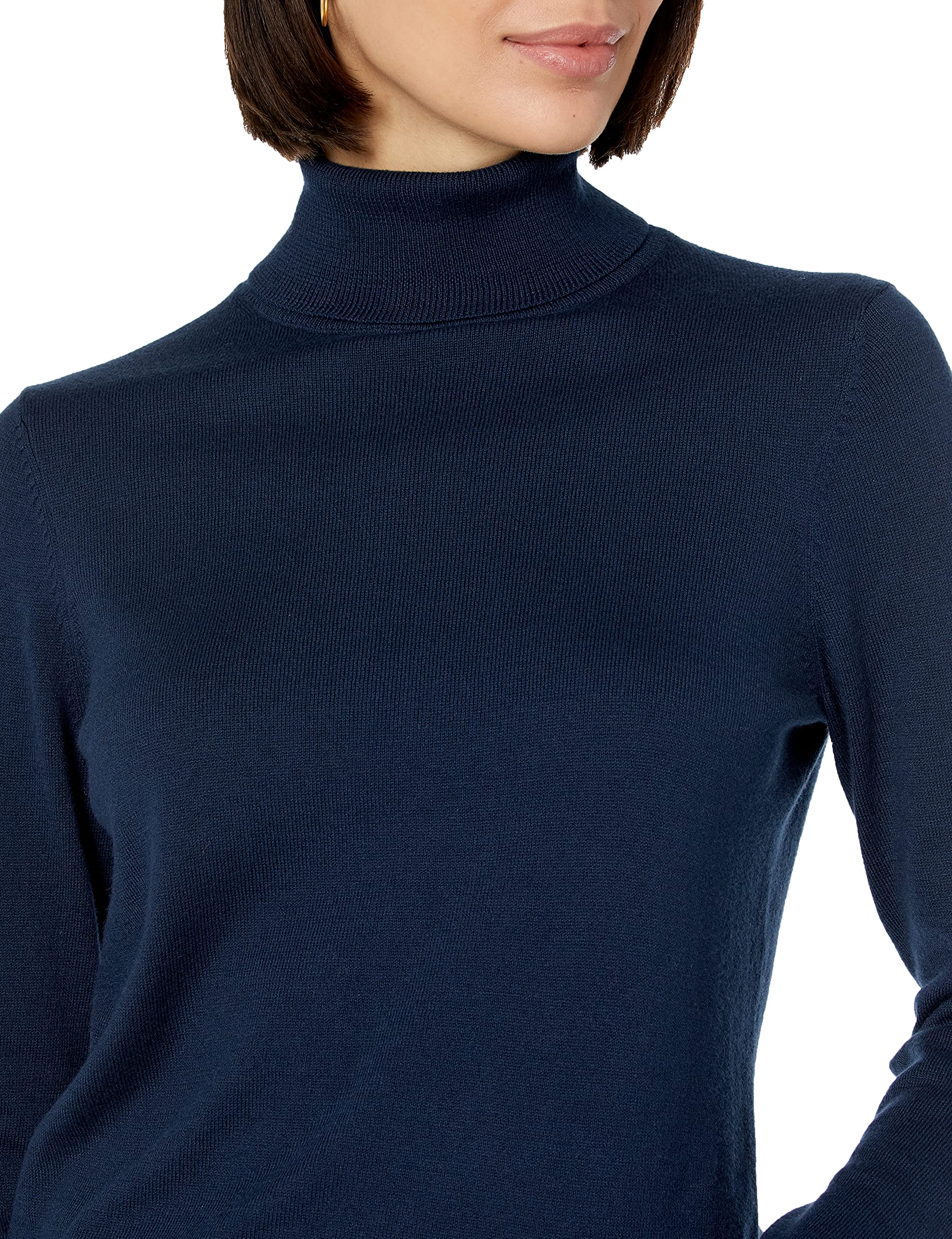 Amazon Essentials Maglione A Collo Alto E Maniche Lunghe Leggero con vestibilità Classica (Taglie Forti Disponibili) Donna