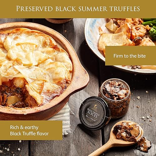 Miniatura 2 de TruffleHunter - Rebanadas de trufa negra - Trufas preservadas en aceite de oliva virgen extra - 174 onzas
