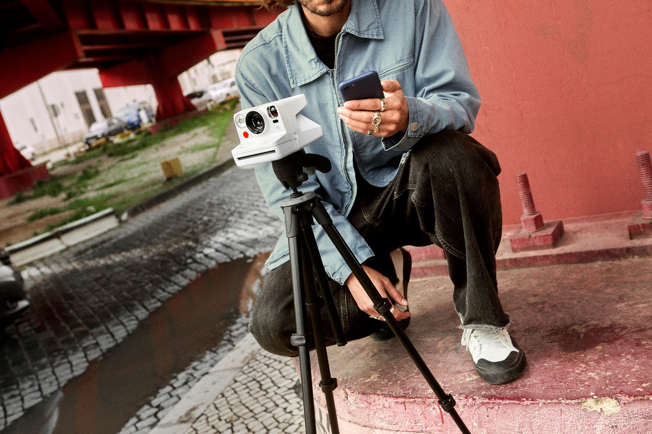Polaroid - NOW+ Generacja 3 - Aparat natychmiastowy Bluetooth połączony - Arctic Blue (9163)